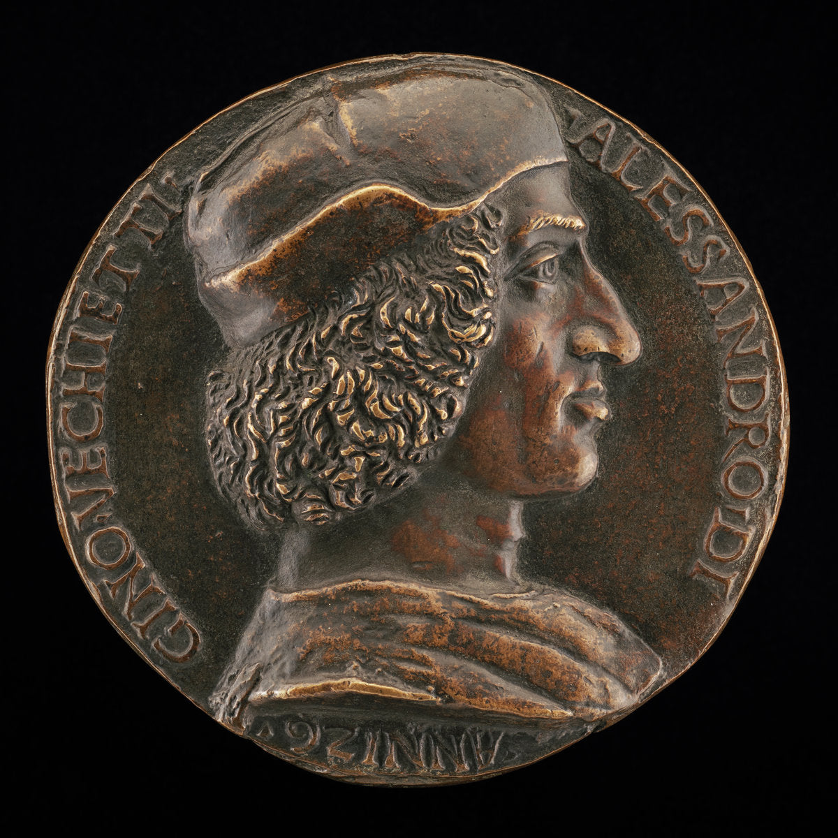 c. 1498 by Style of Niccolò Fiorentino (Alessandro di Gino Vecchietti, 1472-1532 [obverse]), 16X12"(A3)Poster Print