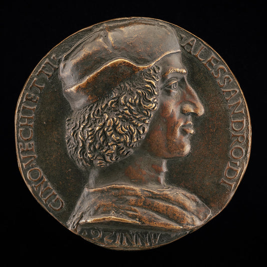 c. 1498 by Style of Niccolò Fiorentino (Alessandro di Gino Vecchietti, 1472-1532 [obverse]), 16X12"(A3)Poster Print