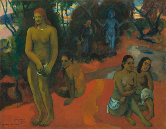 Te Pape Nave Nave (Delectable Waters) by Paul Gauguin (French, 1848 - 1903), 16X12"(A3)Poster Print
