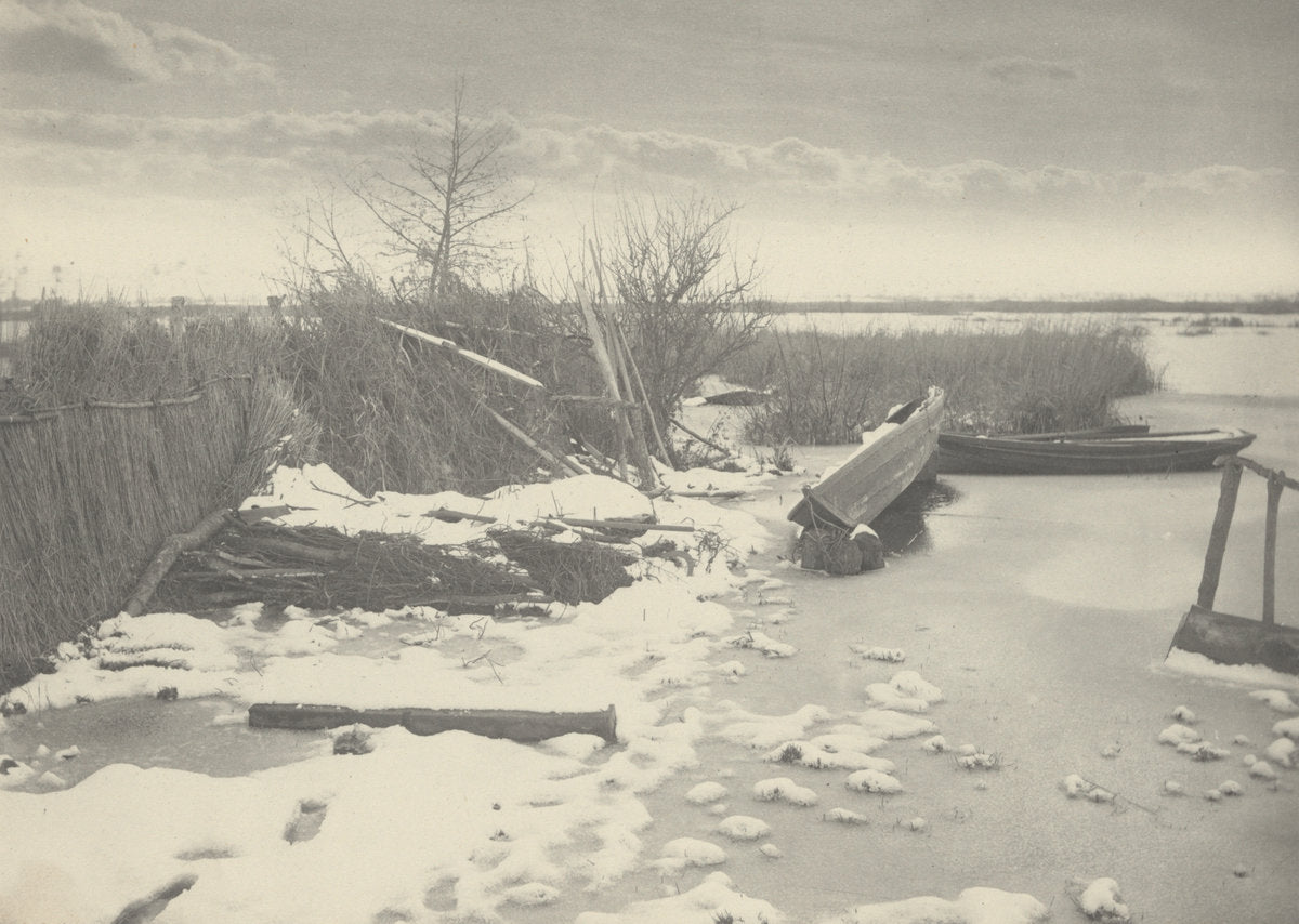 The First Frost by Peter Henry Emerson and T.F. Goodall (British, born Cuba, 1856 - 1936), 16X12"(A3)Poster Print