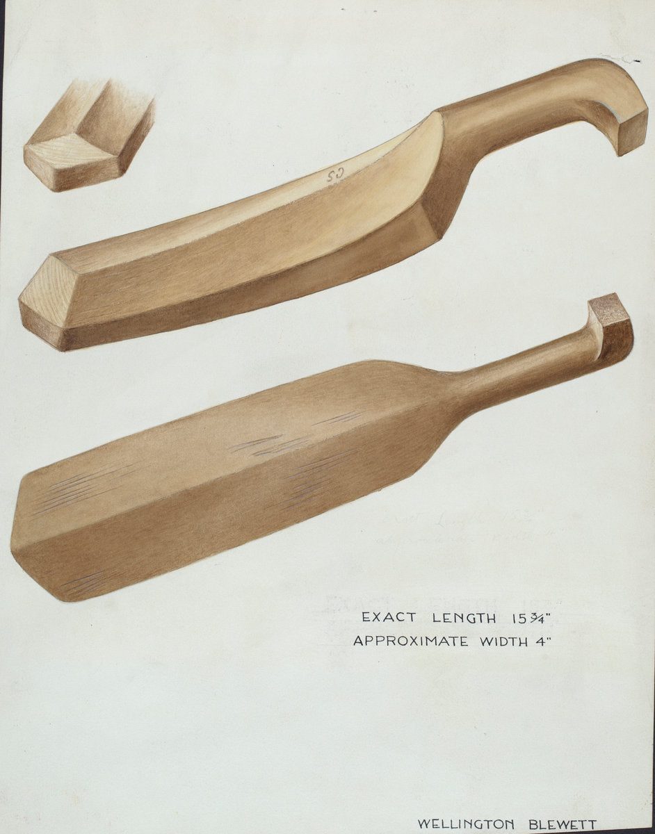 Bishop Hill: Washing Flail by Wellington Blewett (American, active c. 1935), 16X12"(A3)Poster Print
