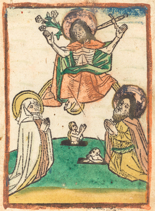 1460 by German 15th Century (Last Judgment), 16X12"(A3)Poster Print