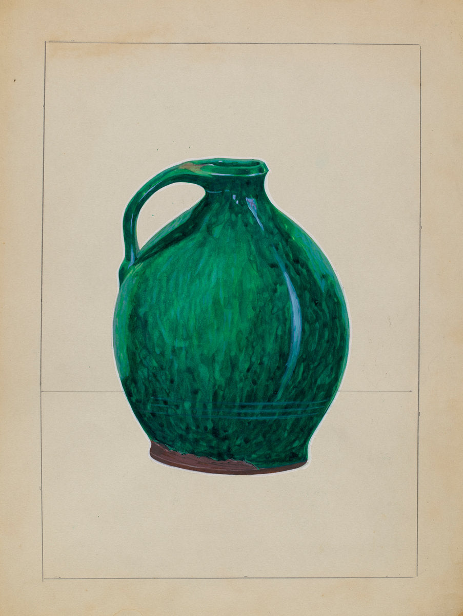 Jug by John Dana (American, active c. 1935), 16X12"(A3)Poster Print
