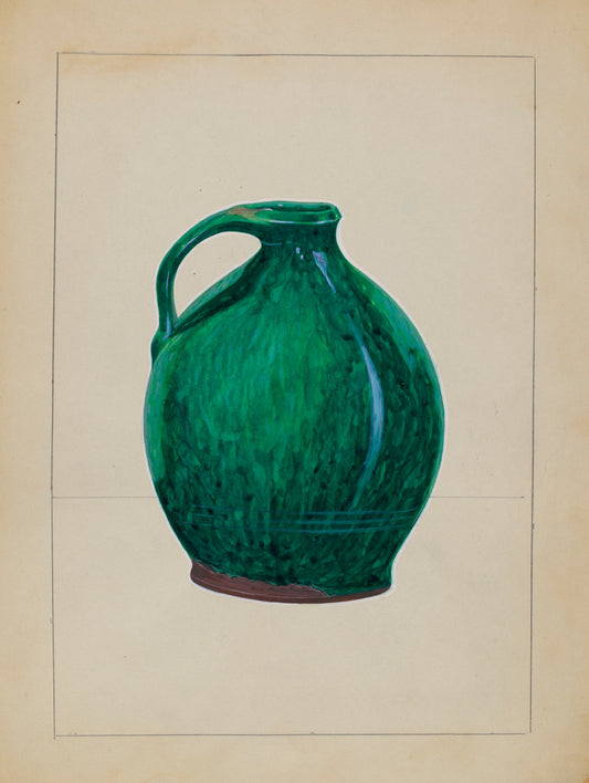 Jug by John Dana (American, active c. 1935), 16X12"(A3)Poster Print