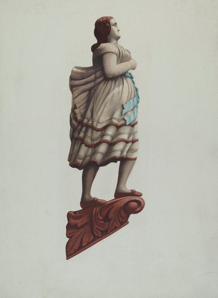 Figurehead by Frances Cohen (American, active c. 1935), 16X12"(A3)Poster Print