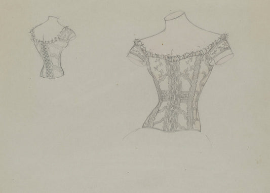 Corset by Sylvia De Zon (American, active c. 1935), 16X12"(A3)Poster Print
