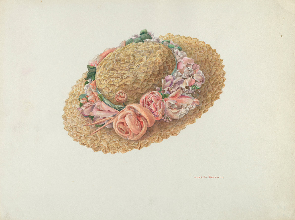 Hat by Juanita Donahoo (American, active c. 1935), 16X12"(A3)Poster Print