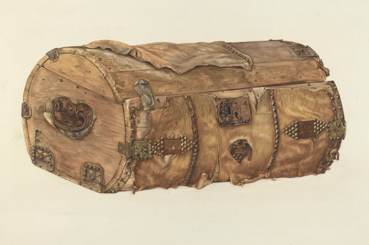Trunk by John Thorsen (American, active c. 1935), 16X12"(A3)Poster Print