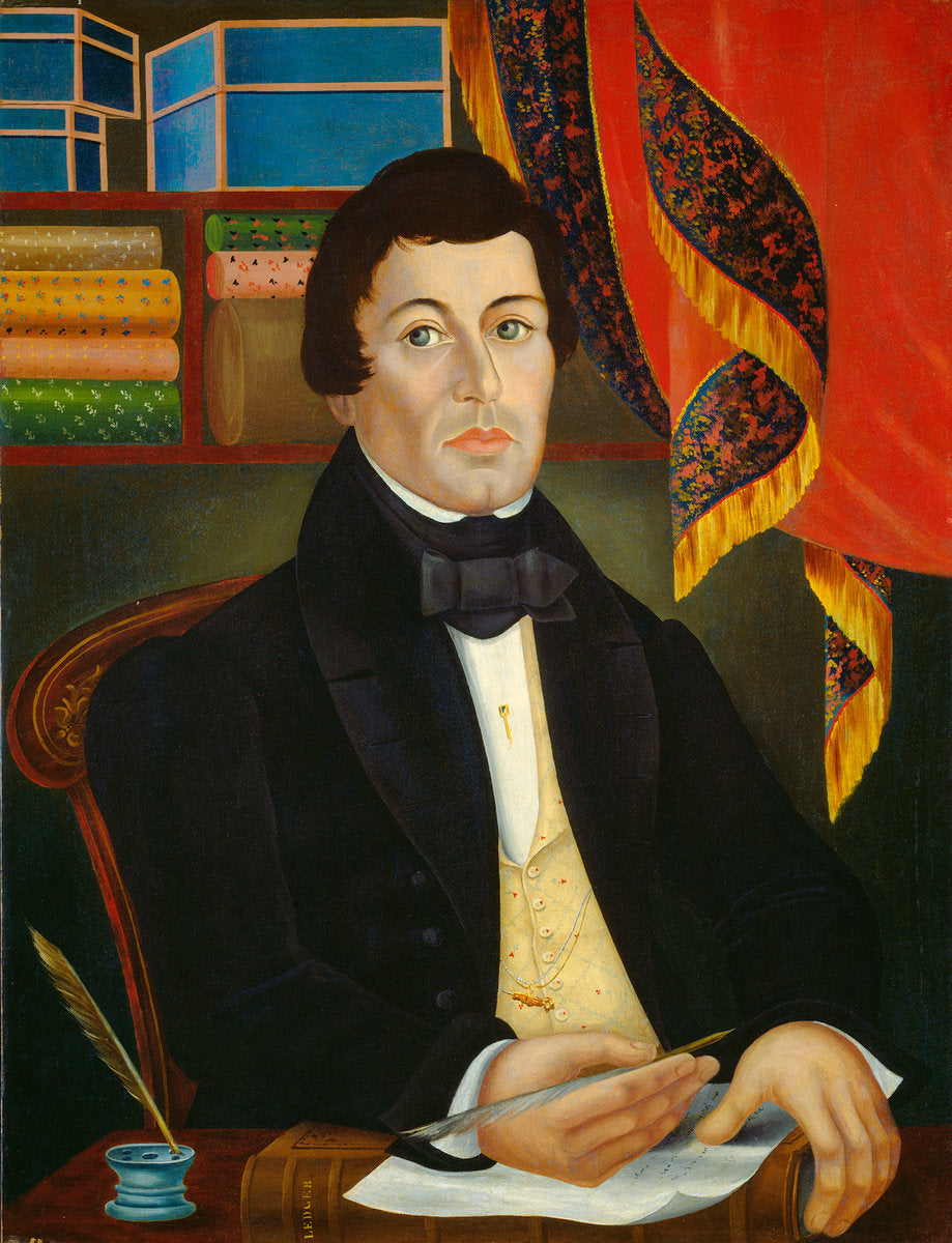 c. 1840 by American 19th Century (Textile Merchant), 16X12"(A3)Poster Print