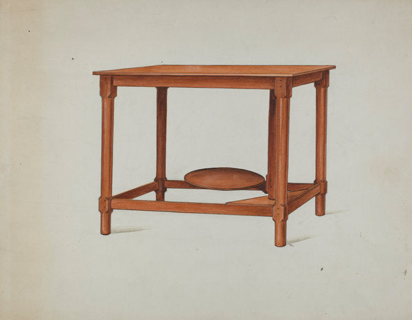 Shaker Wash Stand by Ray Holden (American, active c. 1935), 16X12"(A3)Poster Print