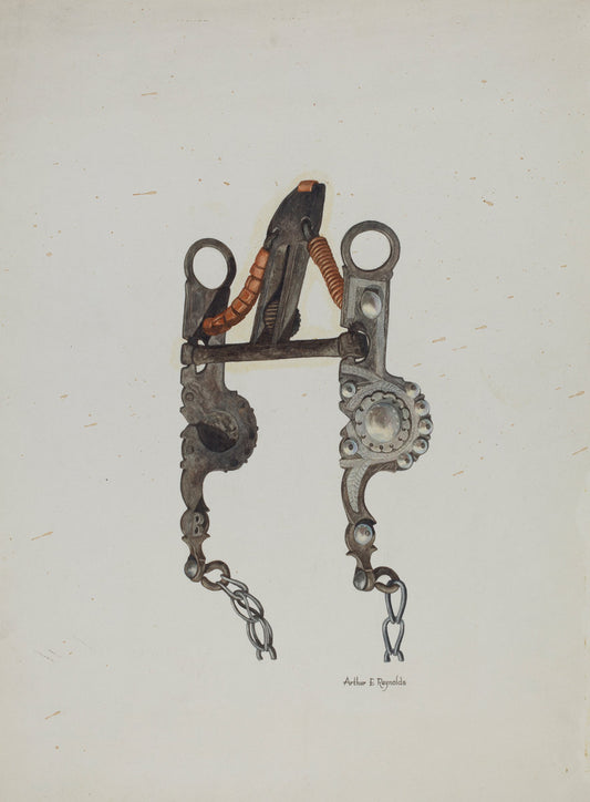 Bit by Arthur P. Reynolds (American, active c. 1935), 16X12"(A3)Poster Print