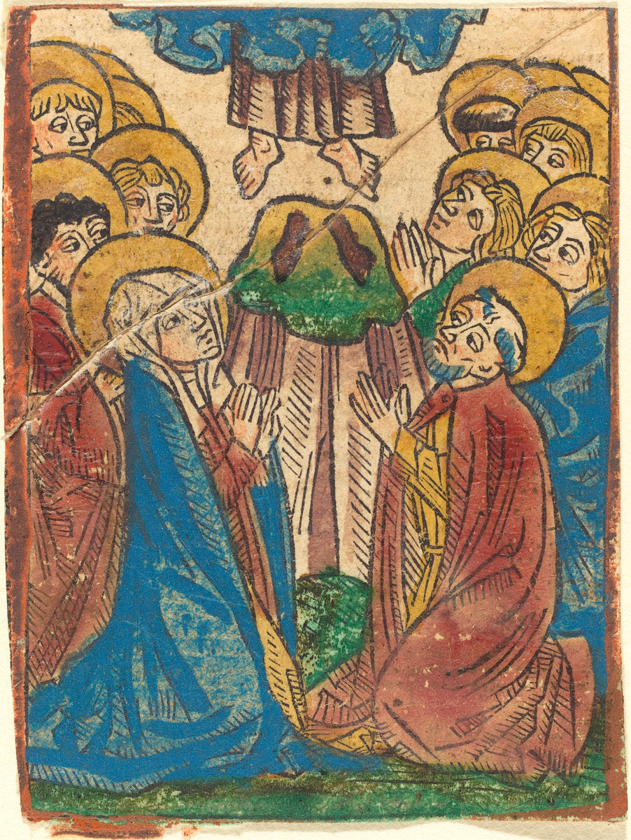 c. 1490 by German 15th Century (Ascension), 16X12"(A3)Poster Print