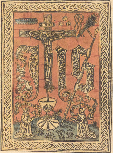 c. 1500 by French 15th Century (The Sacred Monogram), 16X12"(A3)Poster Print