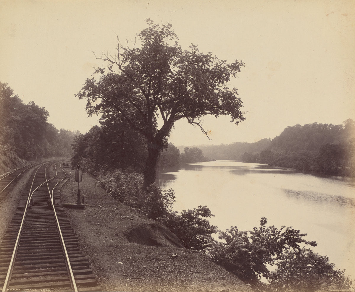 The Lehigh, At Turkey Run by William H. Rau (American, 1855 - 1920), 16X12"(A3)Poster Print