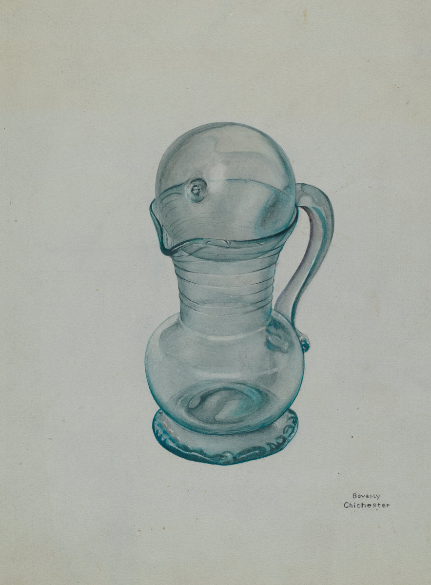 Creamer with Cover by Beverly Chichester (American, active c. 1935), 16X12"(A3)Poster Print