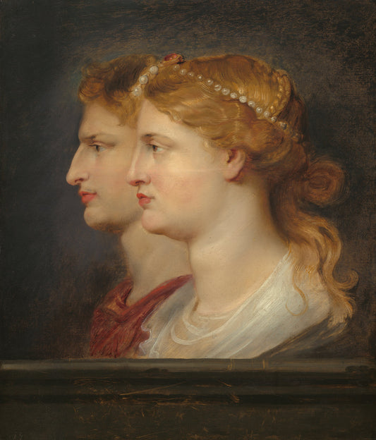 Agrippina and Germanicus by Sir Peter Paul Rubens (Flemish, 1577 - 1640), 16X12"(A3)Poster Print