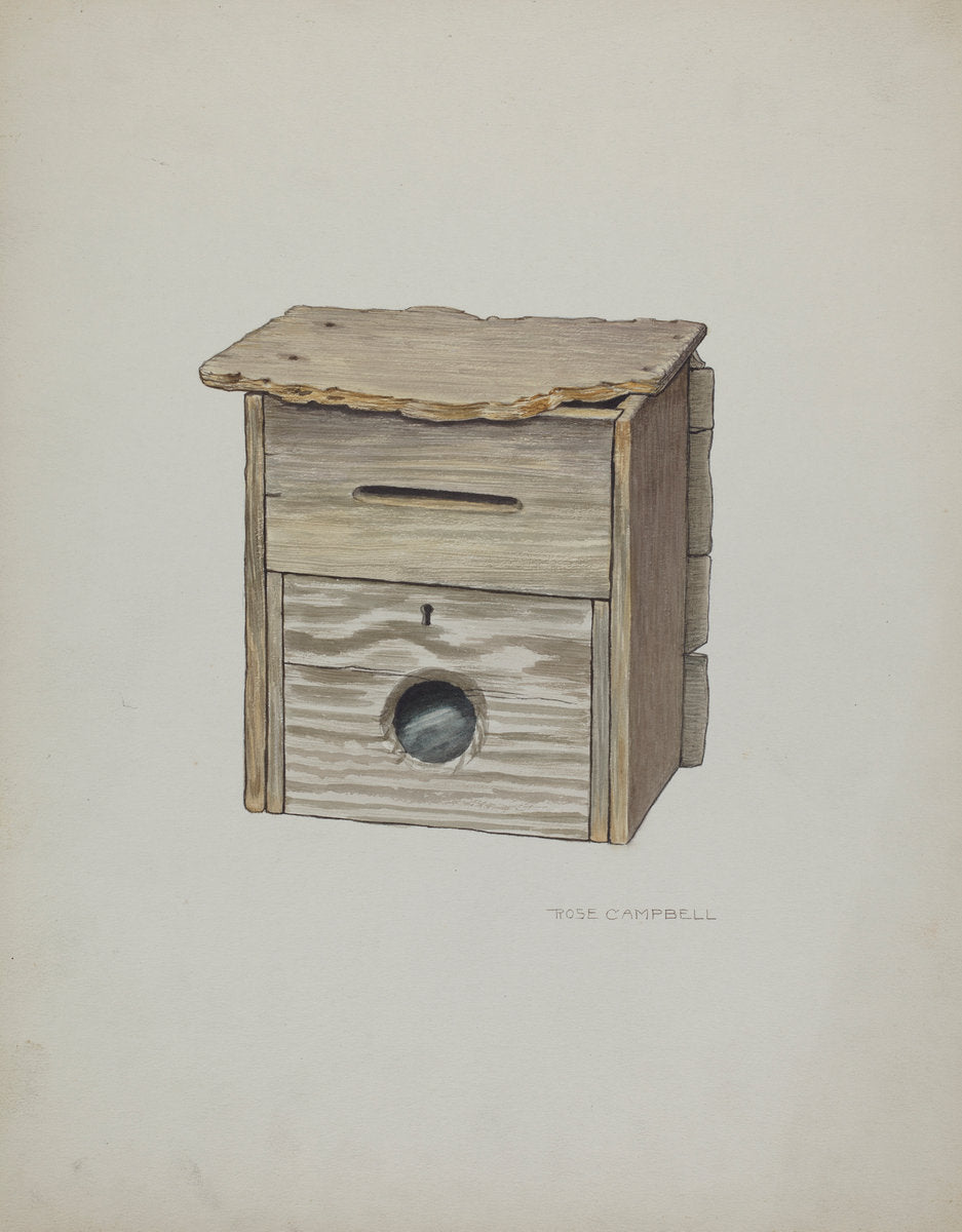 Mail Box by Marjorie Lee (American, active c. 1935), 16X12"(A3)Poster Print