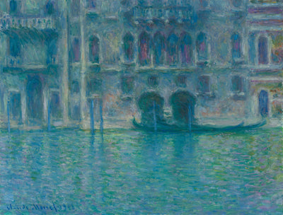 Palazzo da Mula, Venice by Claude Monet (French, 1840 - 1926), 16X12"(A3)Poster Print