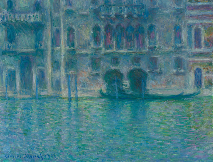 Palazzo da Mula, Venice by Claude Monet (French, 1840 - 1926), 16X12