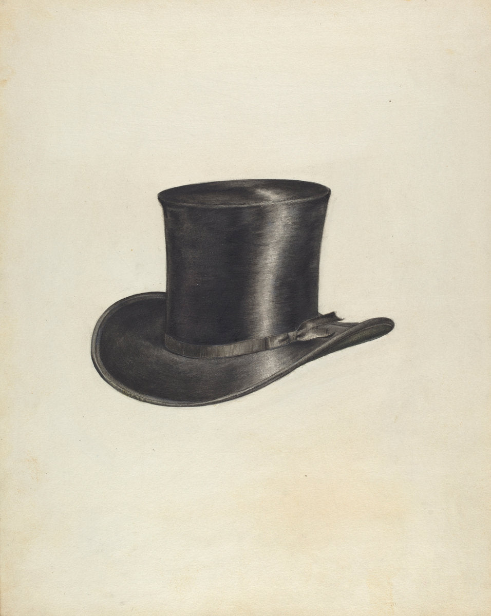 Quaker Man's Hat by Henry De Wolfe (American, active c. 1935), 16X12"(A3)Poster Print