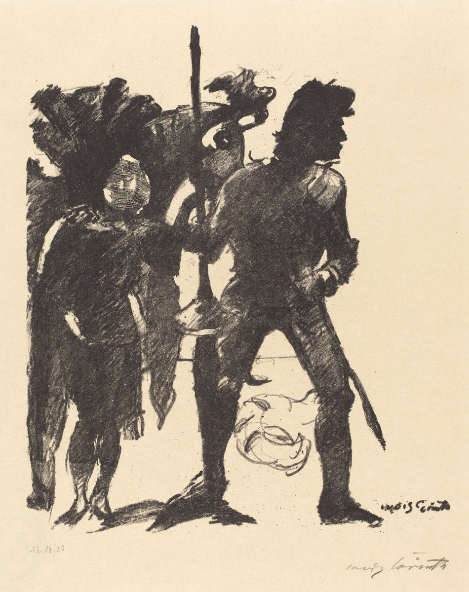 Götz von Berlichingen (Das Leben des Götz von Berlichingen von ihm Selbst Erzähct) by Lovis Corinth (German, 1858 - 1925), 16X12"(A3)Poster Print