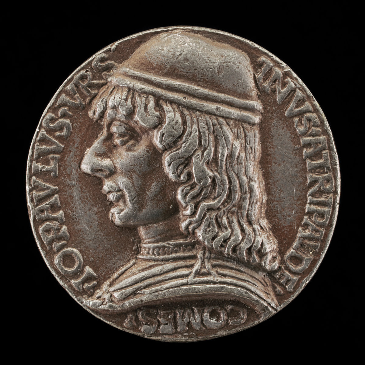 c. 1485/1490 by Style of Niccolò Fiorentino (Giovanni Paolo Orsini, 1450/1455-1502, Count of Atripaldi 1486 [obverse]), 16X12"(A3)Poster Print