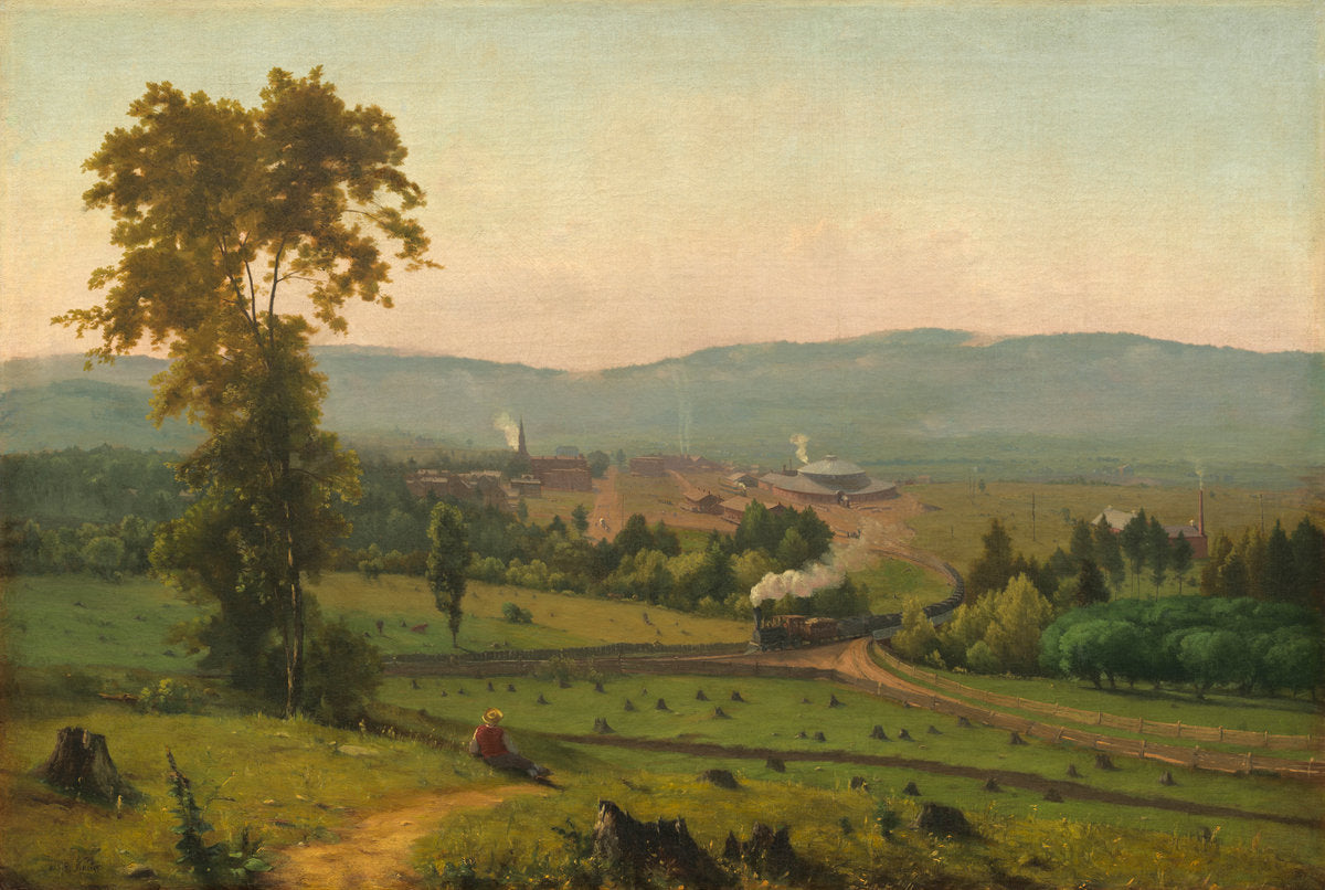 The Lackawanna Valley by George Inness (American, 1825 - 1894), 16X12"(A3)Poster Print