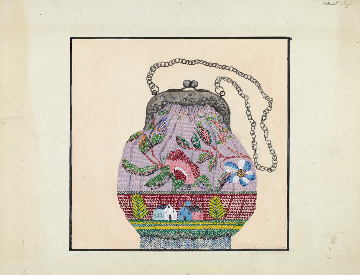 Bag by Margaret Linsley (American, active c. 1935), 16X12"(A3)Poster Print