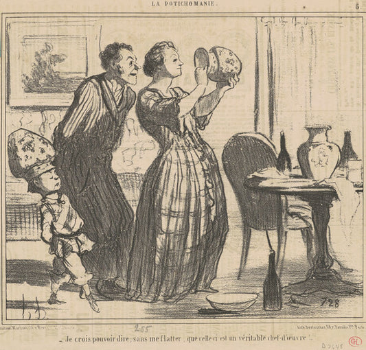 Je crois pouvoir dire, sans me flatter ... by Honoré Daumier (French, 1808 - 1879), 16X12"(A3)Poster Print