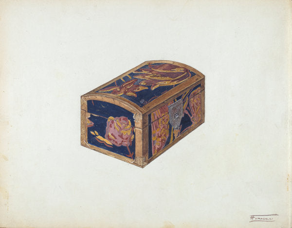 Box by Frank Fumagalli (American, active c. 1935), 16X12"(A3)Poster Print