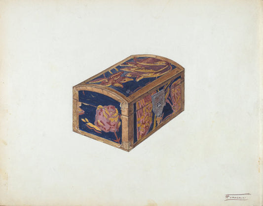 Box by Frank Fumagalli (American, active c. 1935), 16X12"(A3)Poster Print