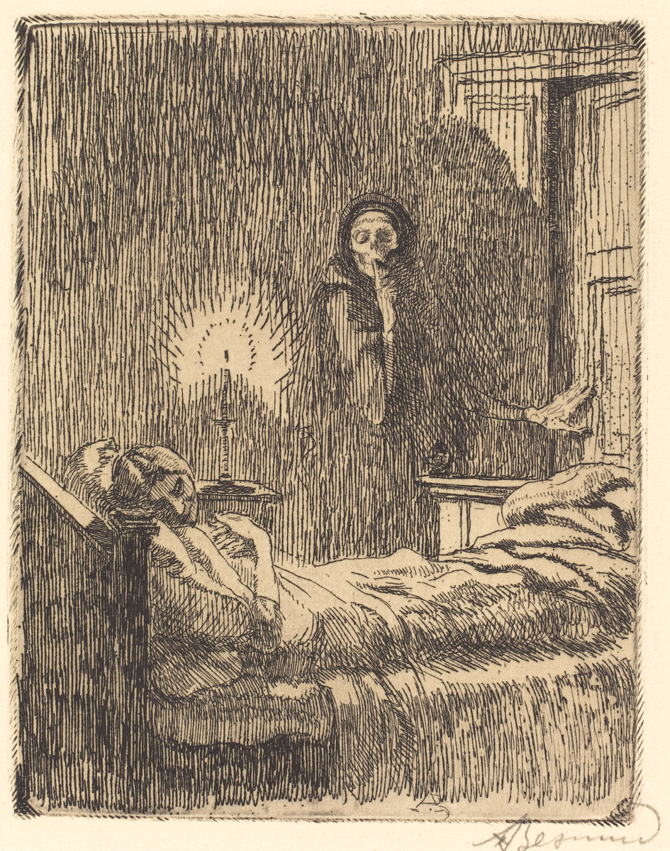 Discreet (Discrète) by Albert Besnard (French, 1849 - 1934), 16X12"(A3)Poster Print