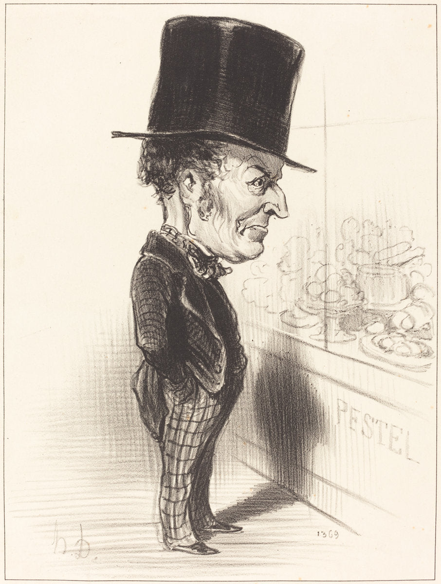 Jean Charles Besnard by Honoré Daumier (French, 1808 - 1879), 16X12"(A3)Poster Print