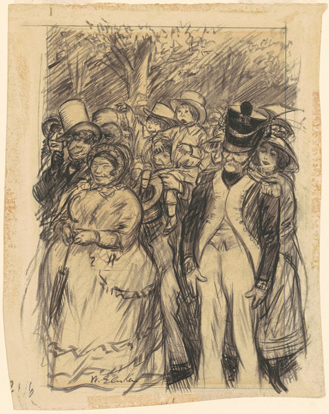 Papa, Carry Me—Take Me Up in Your Arms by William Glackens (American, 1870 - 1938), 16X12"(A3)Poster Print