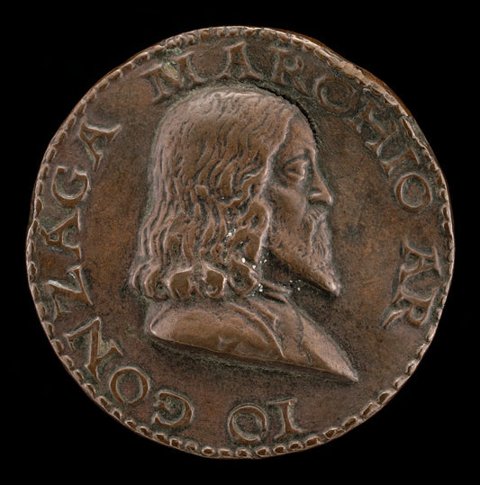 Giovanni Gonzaga, 1474-1525, Condottiere [obverse] by Mea (Italian, active c. 1510 - 1520), 16X12"(A3)Poster Print
