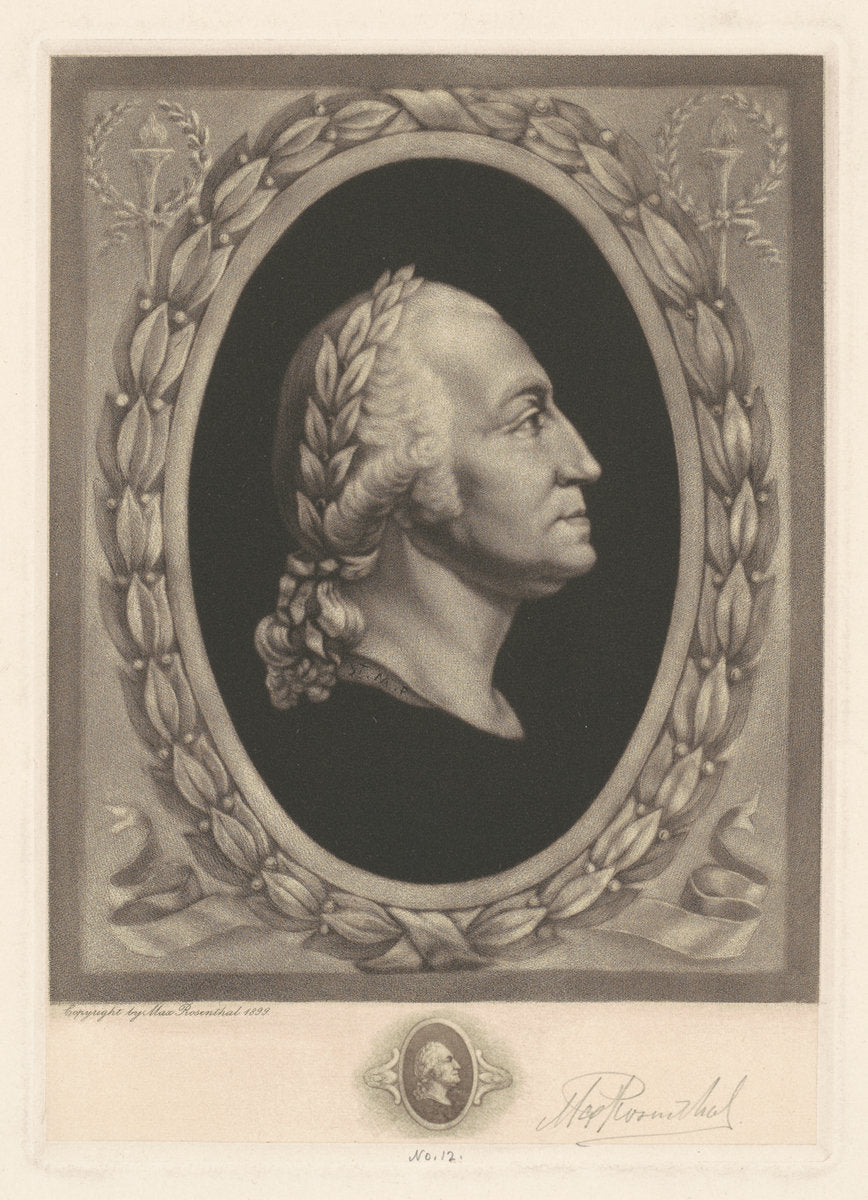 George Washington by Max Rosenthal (American, 1833 - 1918), 16X12"(A3)Poster Print