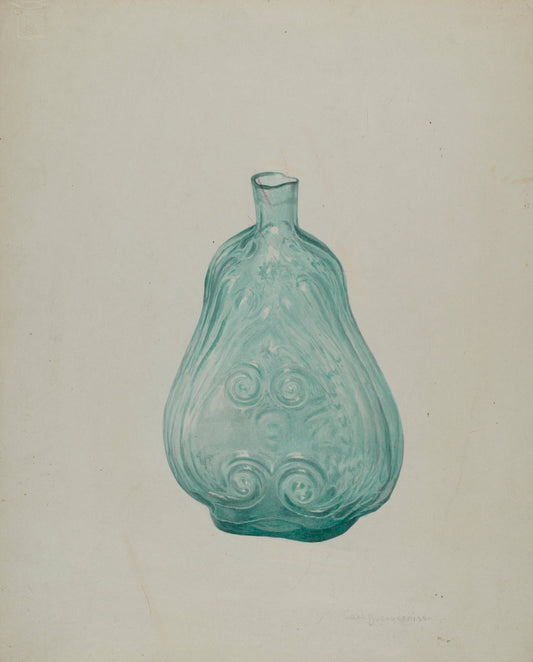Flask by Carl Buergerniss (American, 1877 - 1956), 16X12"(A3)Poster Print