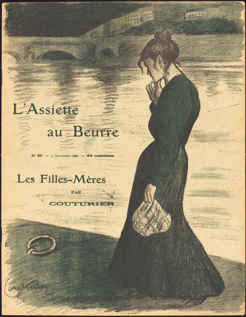 L'Assiette au Beurre by Edouard Couturier (French, 1871 - 1903), 16X12"(A3)Poster Print