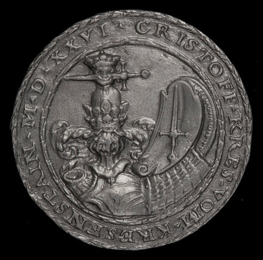 Coat of Arms [reverse] by Matthes Gebel (German, c. 1500 - 1574), 16X12"(A3)Poster Print