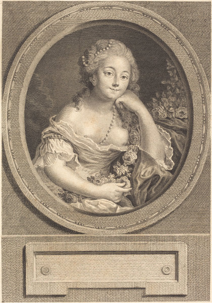 Le leger vetement by Juste Chevillet after Pierre-Antoine Baudouin (French, 1729 - 1790), 16X12"(A3)Poster Print