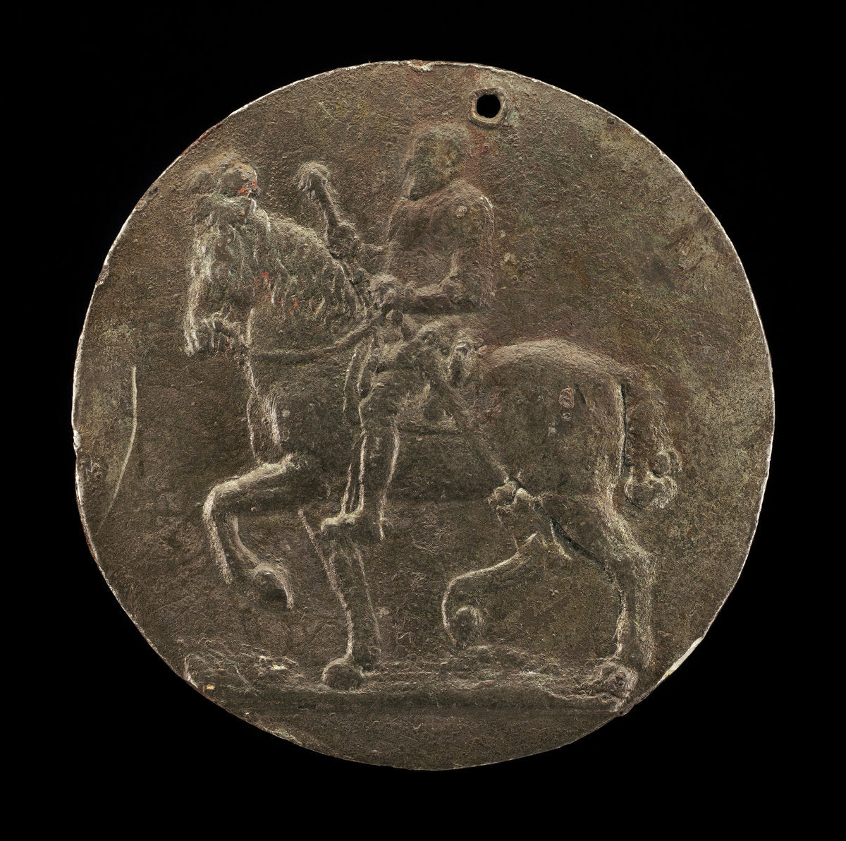 early 16th century by French 16th Century (François I on Horseback [reverse]), 16X12"(A3)Poster Print