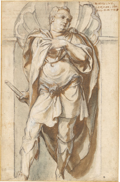 The Emperor Aulus Vitellius by Paolo Farinati (Veronese, 1524 - 1606), 16X12"(A3)Poster Print