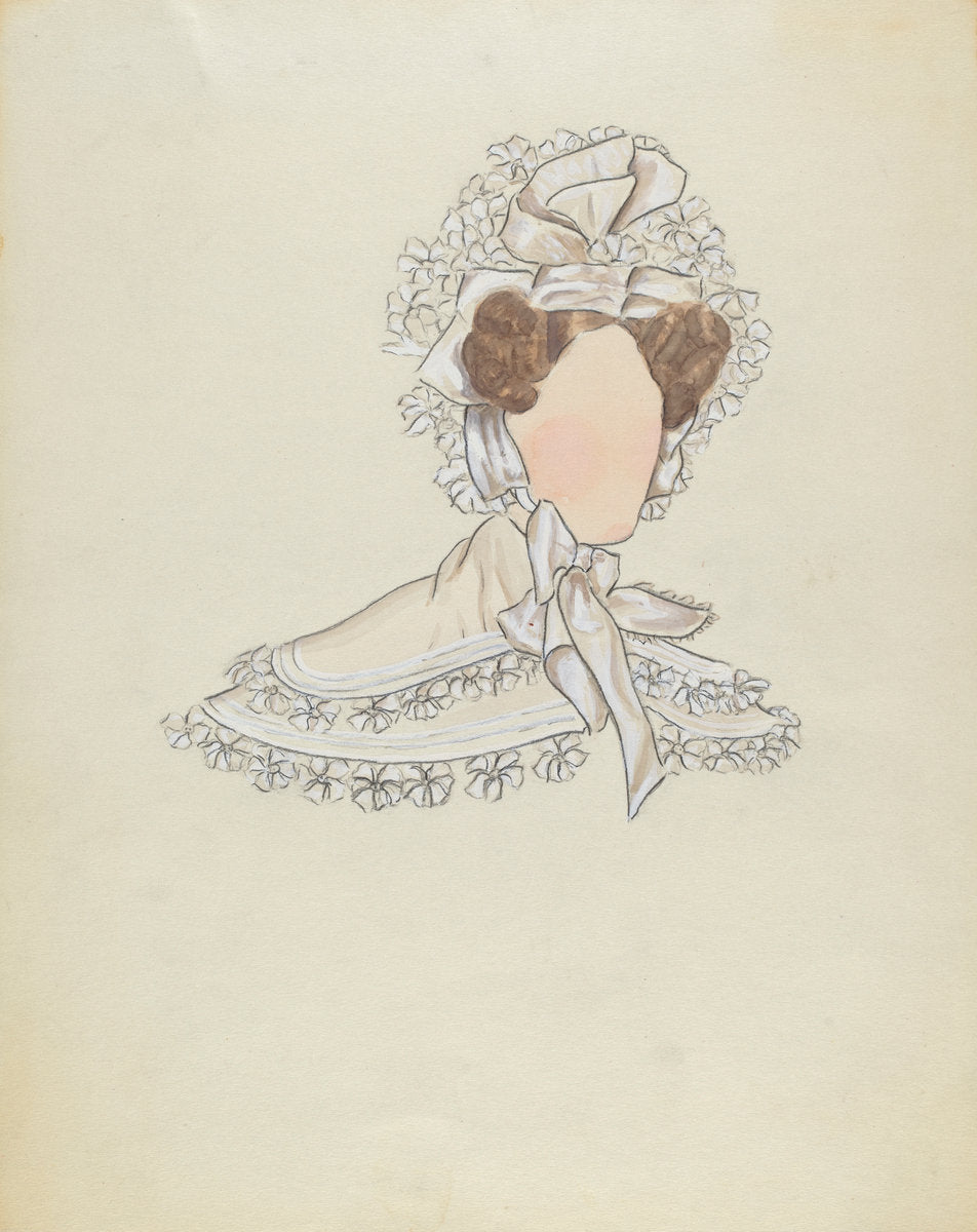 Headdress and Collar by Dorothy Gernon (American, active c. 1935), 16X12"(A3)Poster Print