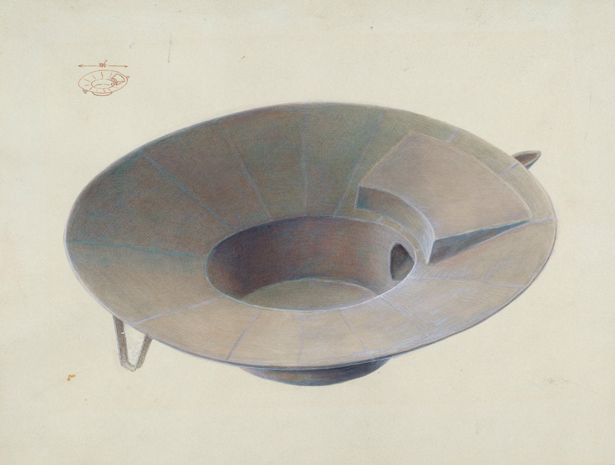 Tin Bath Tub by Gordon Saltar (American, active c. 1935), 16X12"(A3)Poster Print