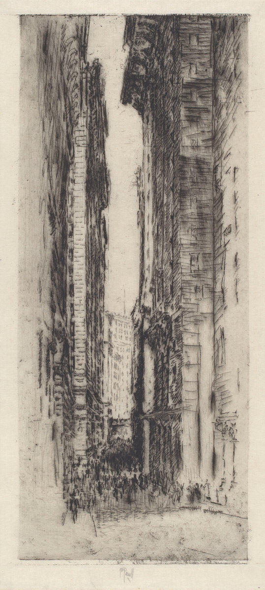 Canyon, No. III by Joseph Pennell (American, 1857 - 1926), 16X12"(A3)Poster Print