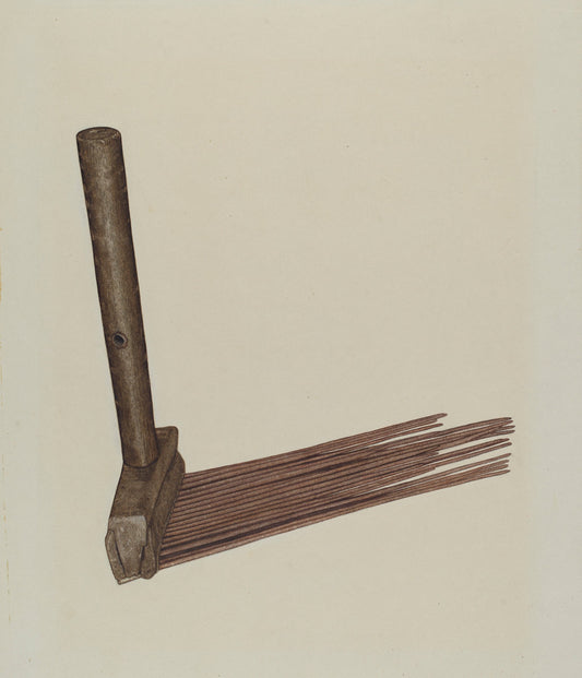 Hatchel (Flax Comb) by LeRoy Griffith (American, active c. 1935), 16X12"(A3)Poster Print
