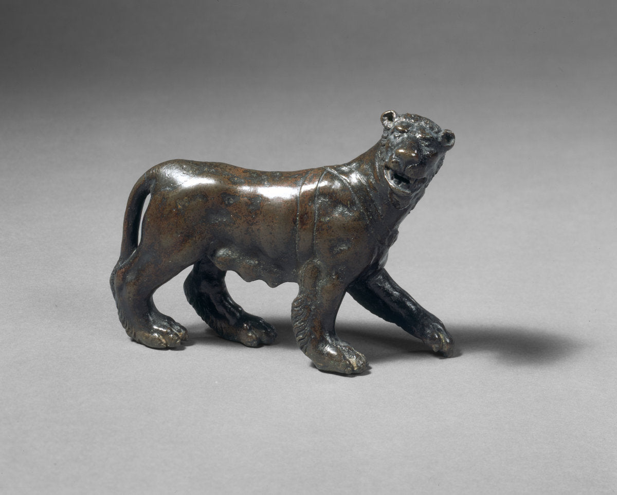mid 16th century by Central or North Italian 16th Century (Pacing Female Panther), 16X12"(A3)Poster Print
