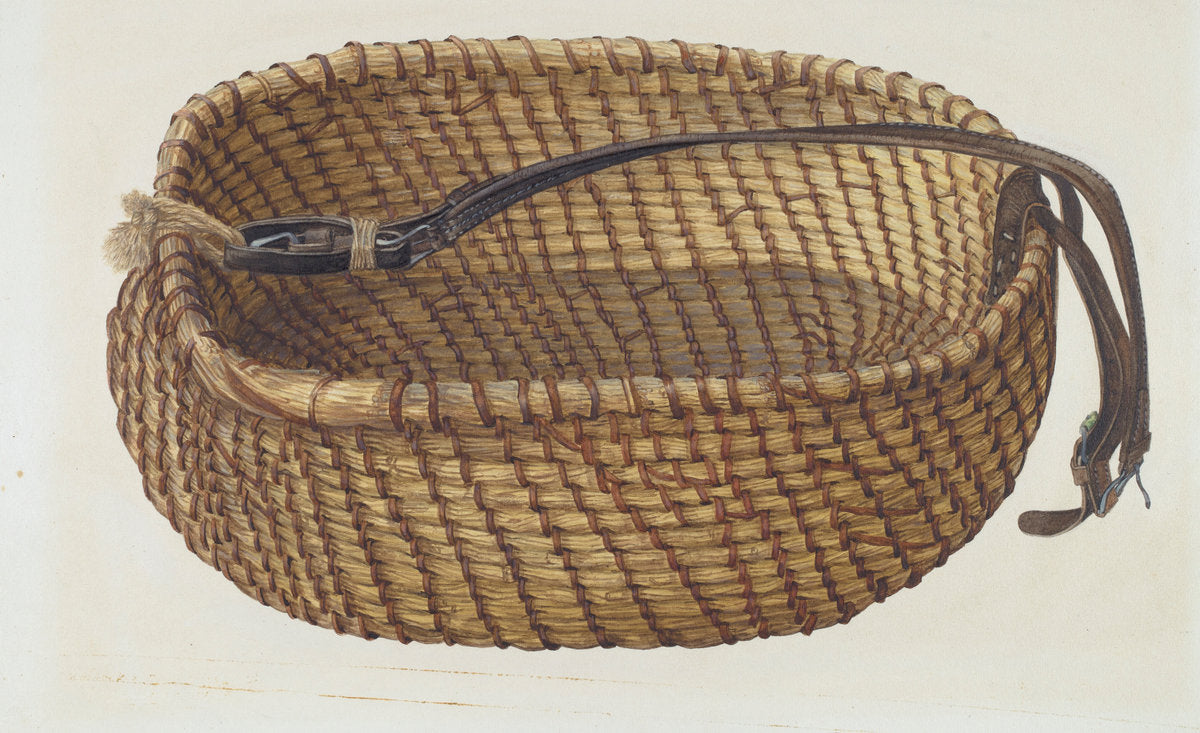 Grain Basket by Alfonso Moreno (American, active c. 1935), 16X12"(A3)Poster Print