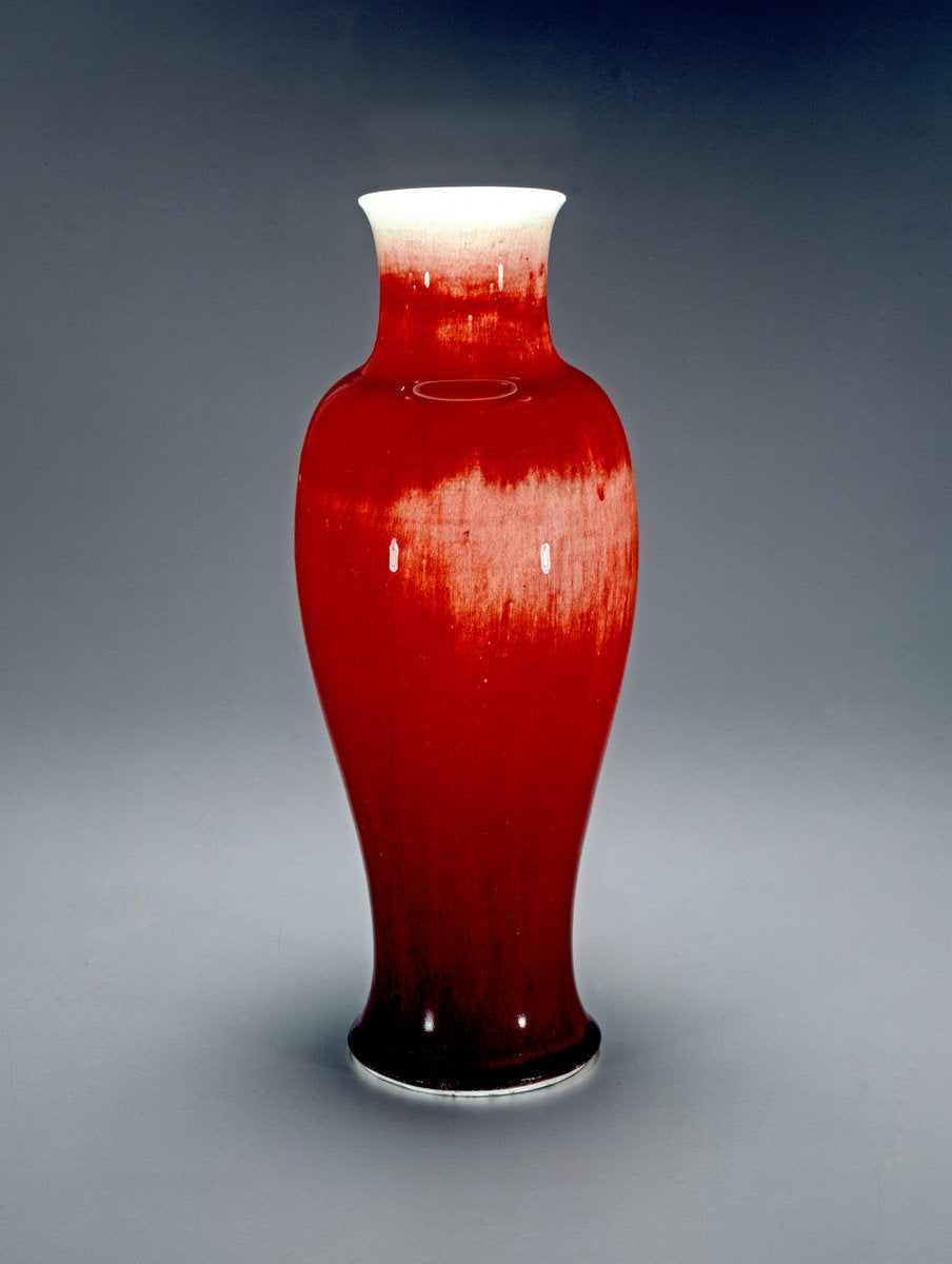 early 18th century by Chinese Qing Dynasty (Vase, called "The Flame"), 16X12"(A3)Poster Print