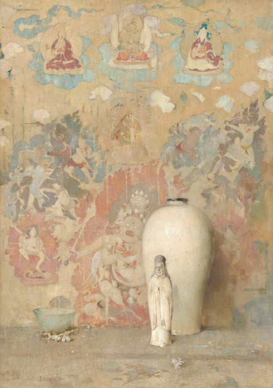 The Picture from Thibet by Emil Carlsen (American, 1853 - 1932), 16X12"(A3)Poster Print